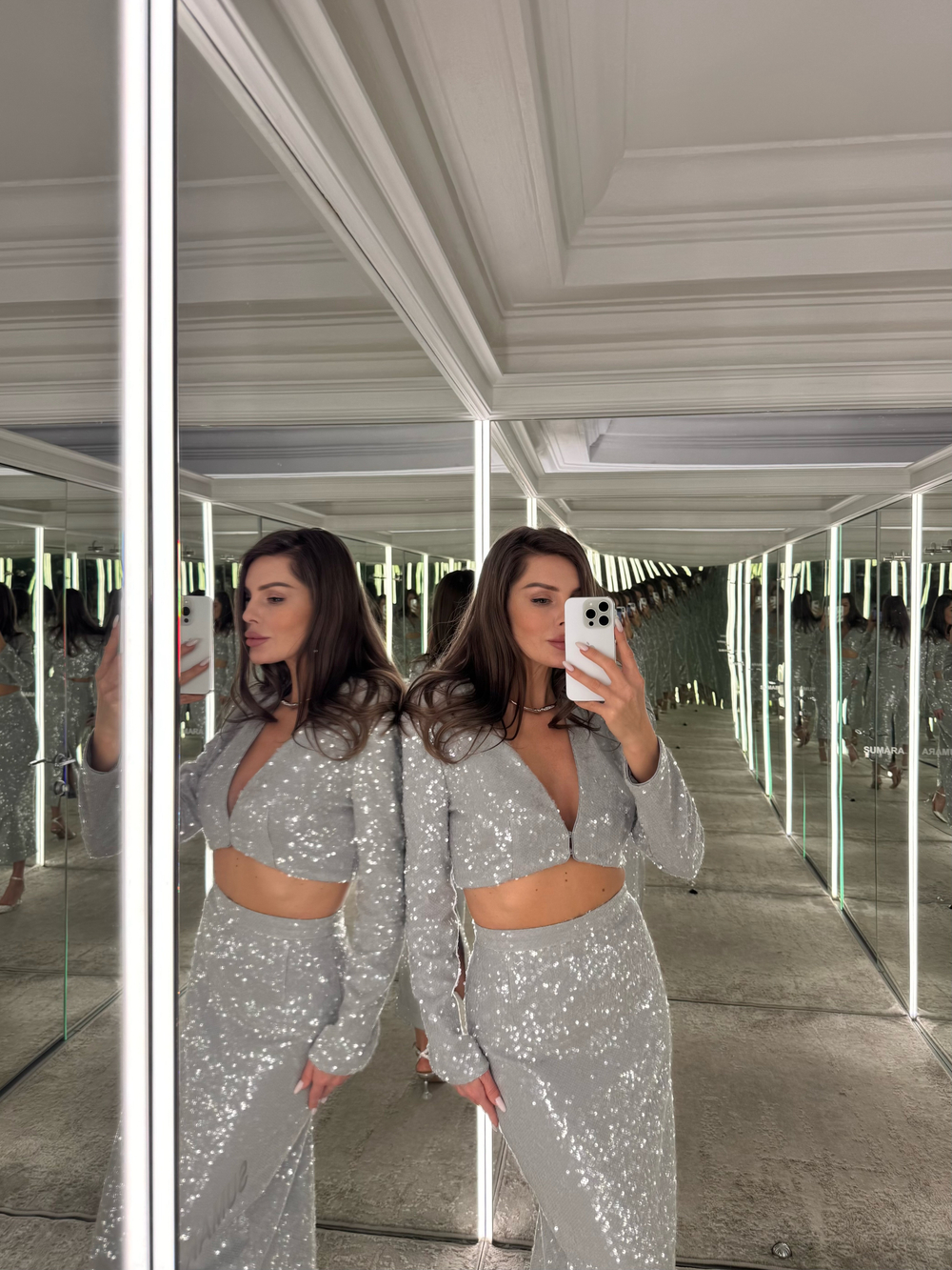 Жакет короткий пайетки