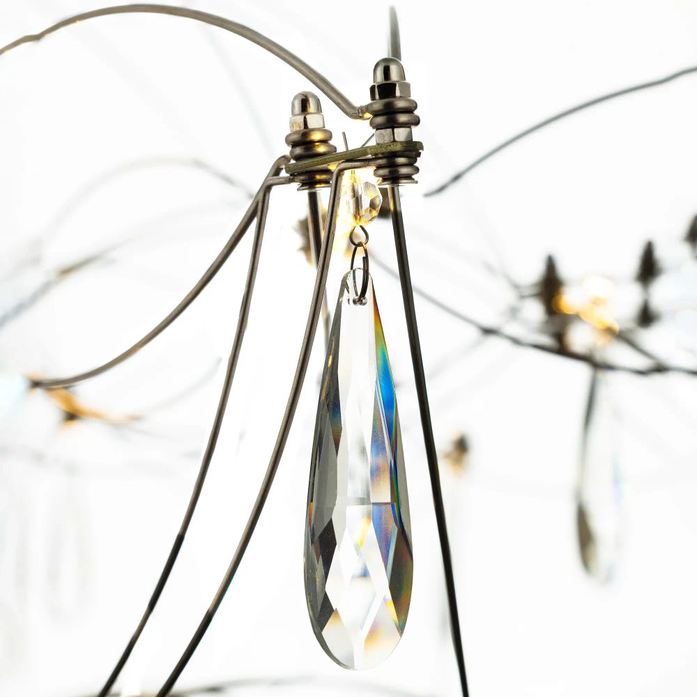 Citilux ASTER CL208010 LED Хрустальная люстра с пультом