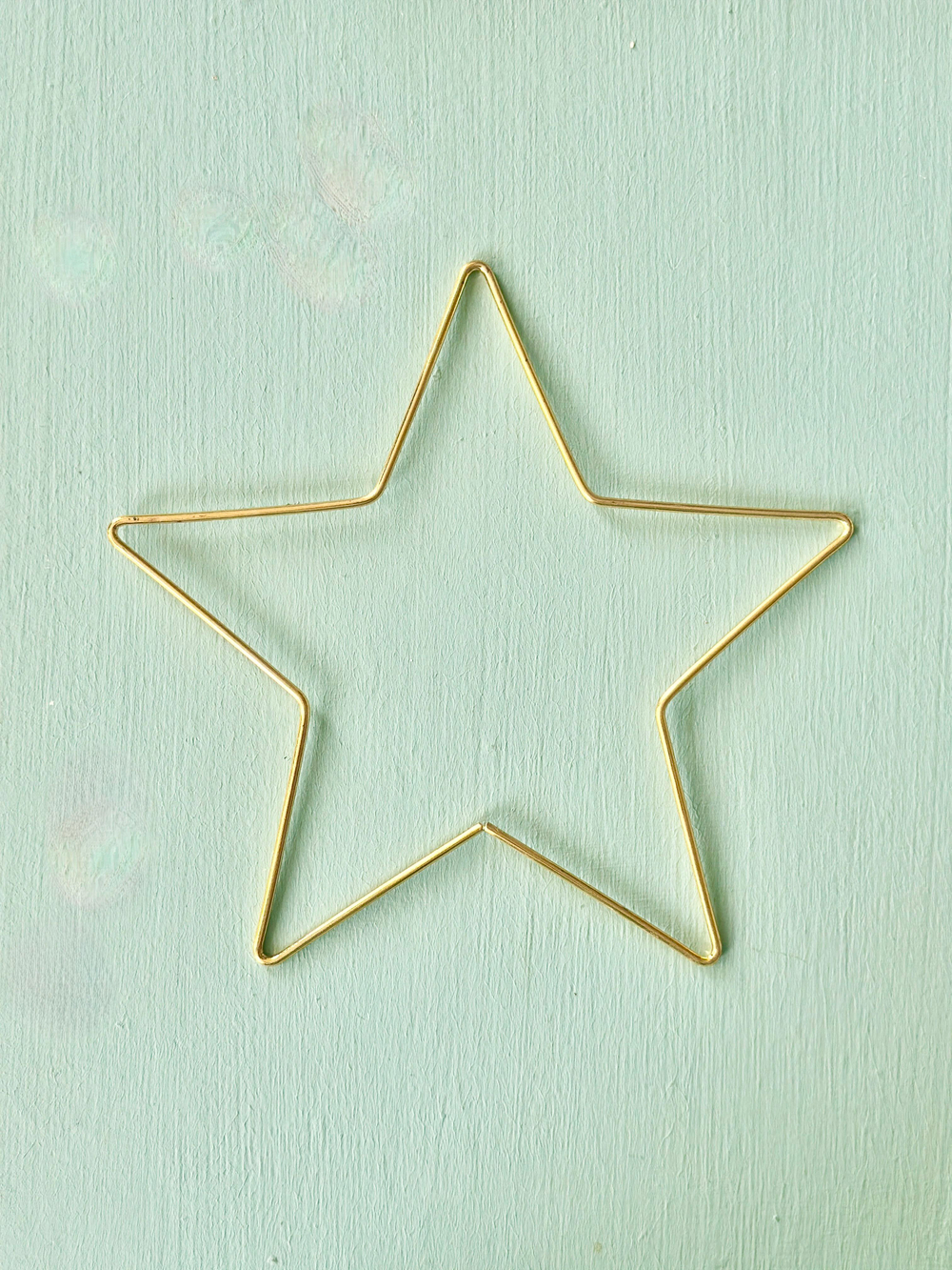 Основа для макраме металлическая Звезда 20 см, цвет золотистый, неразъемная ( 20см, набор 10 шт) /квадрат для декорирования / основа для ловца снов