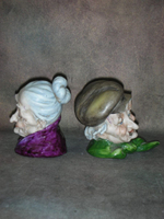 Статуэтка. Фарфор. Любовь и годы бюсты. Capodimonte. Италия