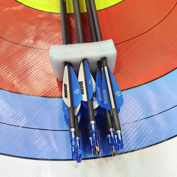 Стрелы MUSEN Archery Fox из чистого карбона sp600 4,2 мм 30 дюймов (6 шт.)