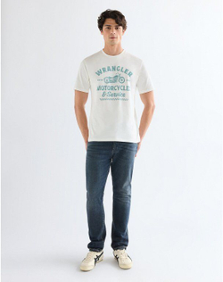 Футболка мужская WRANGLER AMERICANA TEE WORN WHITE