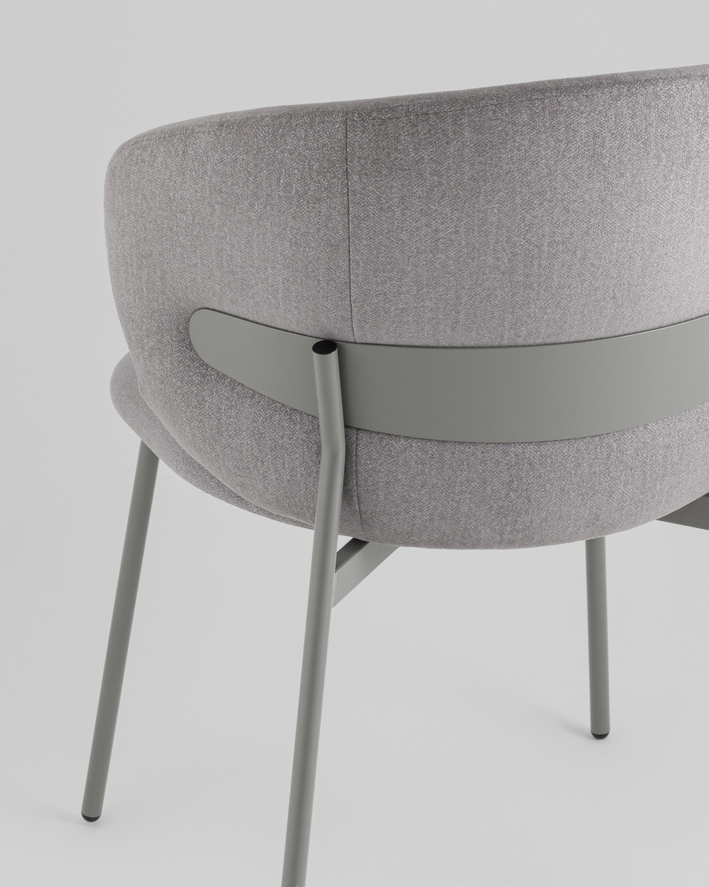 Стул Блейз велюр серый