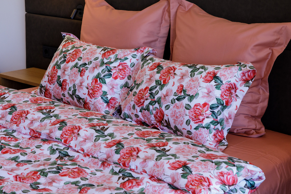 Постельное белье 2 спальное евро von der Thannen Coral Peony