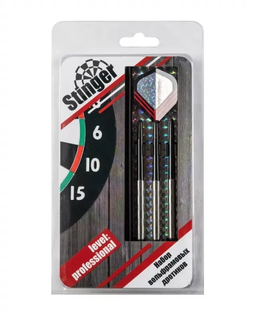 Дротики для дартса Stinger уровень профессиональный 3шт. 23г вольфрам (SG-DT2380)