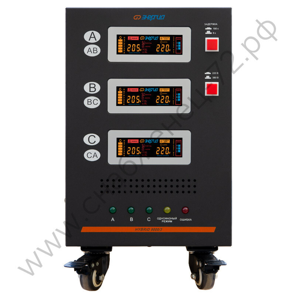 Стабилизаторы напряжения Энергия Hybrid II трехфазные