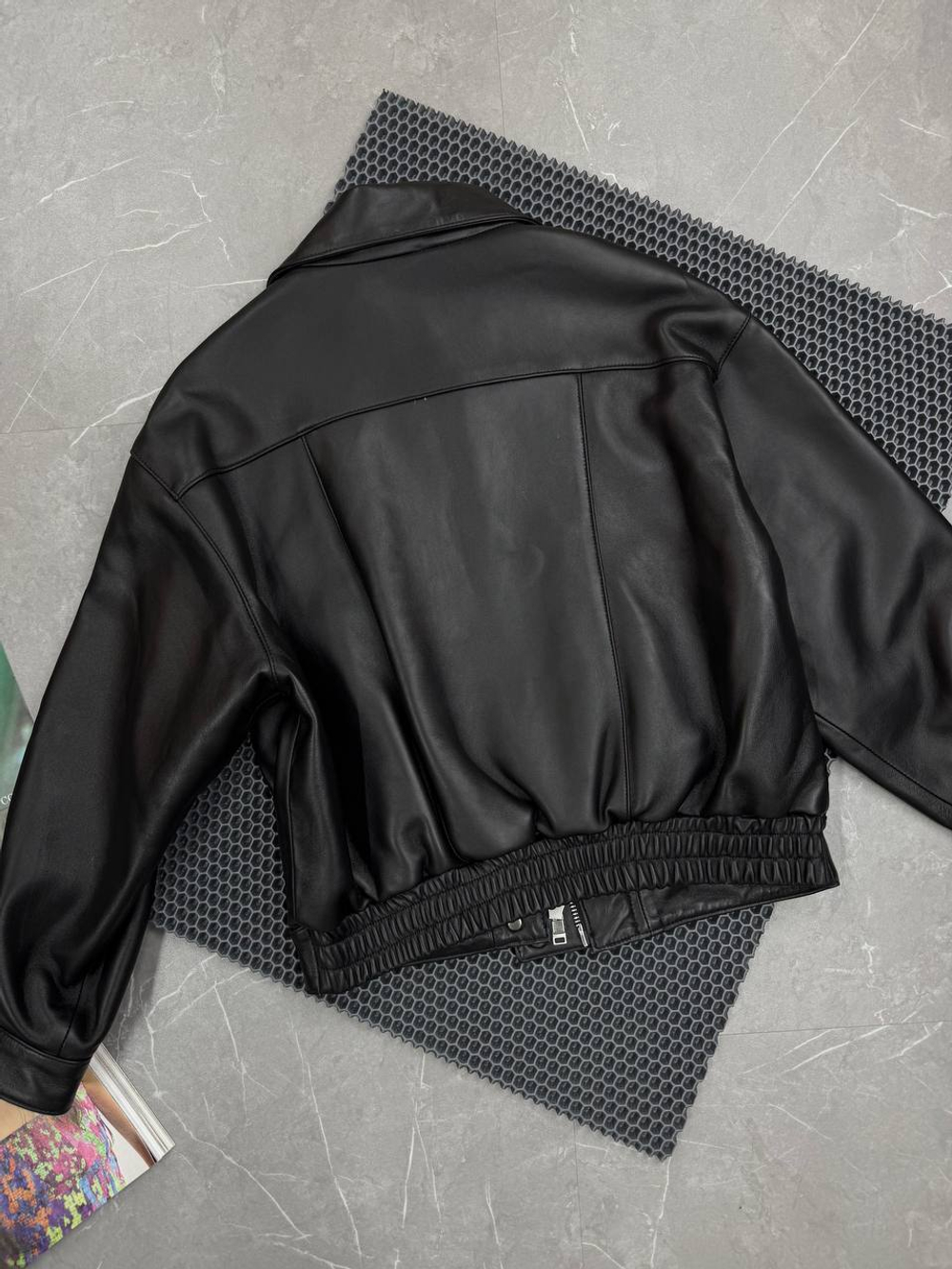 Кожаная куртка Saint Laurent