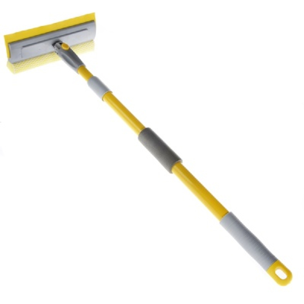 Окномойка с телескопической ручкой 96см с поворотной насадкой 20см VETTA (40шт/кор)