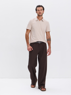 Футболка-поло трикотажная повседневная