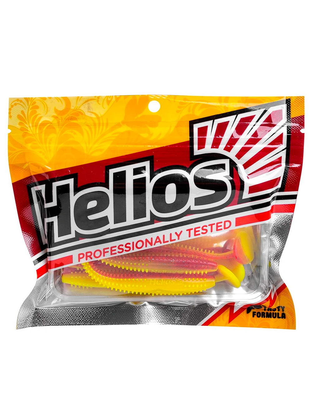 Виброхвост Helios Shaggy 5,12"/13 см Black & White 5шт. (HS-18-023)