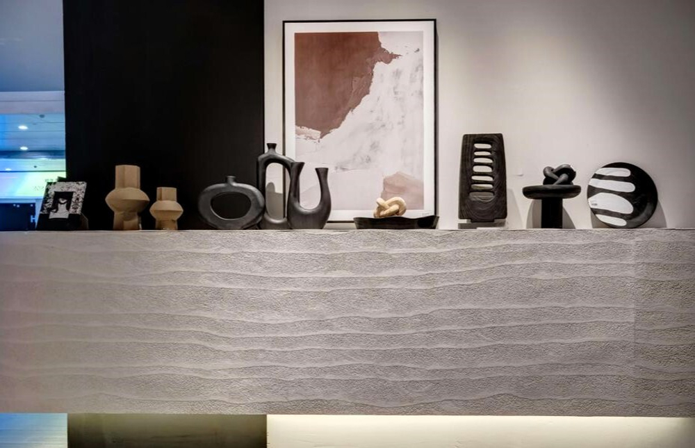 Ваза Round wooden vase