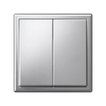 Переключатель 2-кл. ArtGallery (сх. 6/2) 10AX механизм алюм. SE GAL000365