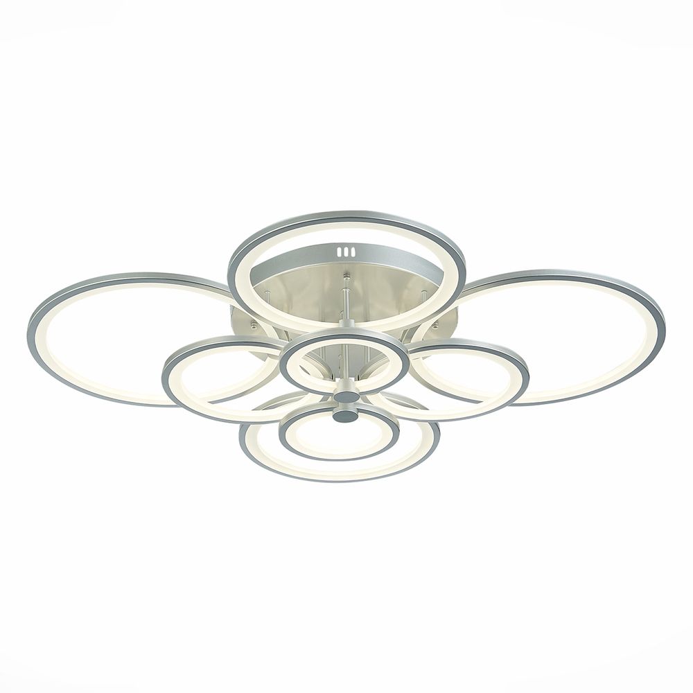 *SLE200392-08 Светильник потолочный Серебристый/Белый LED 1*256W 3000-6000K