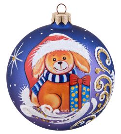 Элита НФШ-1638/5 Ел.украшение Шар «Собачка» 100 мм