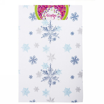 Салфетка на стол 45*30см плетеная «Снежинки»