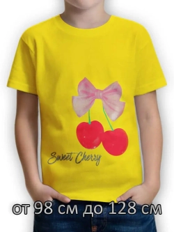 Футболка для садика и школы.девочка.1шт.