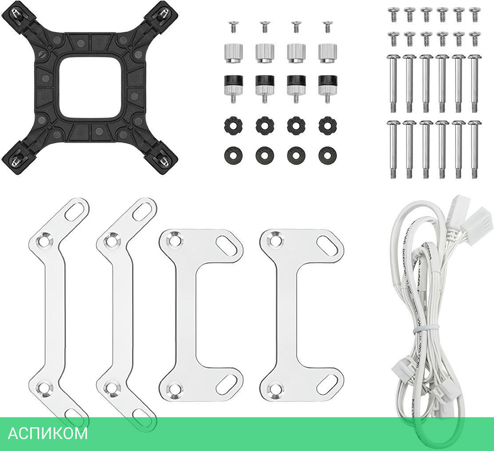 Система жидкостного охлаждения для процессора DeepCool LQ360 WH (R-LQ360-WHDSMC-G-1)