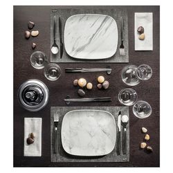 Салфетка подстановочная двусторонняя Tiffany, темно-серая