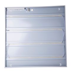 ULP-Q116 6060-36W-4000K+6500K WHITE Светильник светодиодный потолочный универсальный. Белый свет4000K-Холодный свет5000К-Дневной свет6500K. Рассеиватель матовый. Встроенный и-п. Корпус белый. ТМ Volpe