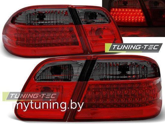 Задние фонари Mercedes E W210 red smoke led