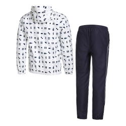 Мужские теннисные Костюмы Lacoste Men - White, Dark Blue