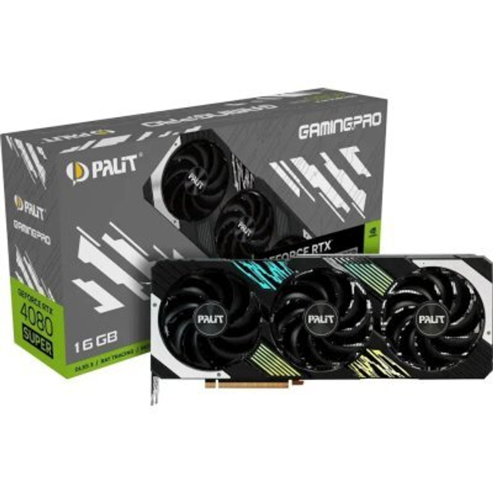 Видеокарта Palit nVidia GeForce RTX 4080 Super GamingPro OC 16Gb NED408ST19T2-1032A