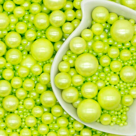 Посыпка кондитерская "Жемчуг салатовый" 50г
