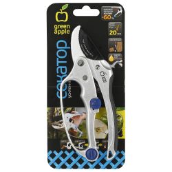 GTRS60-003 GREEN APPLE Секатор усиленный c храповым механизмом, контактный | GREEN APPLE