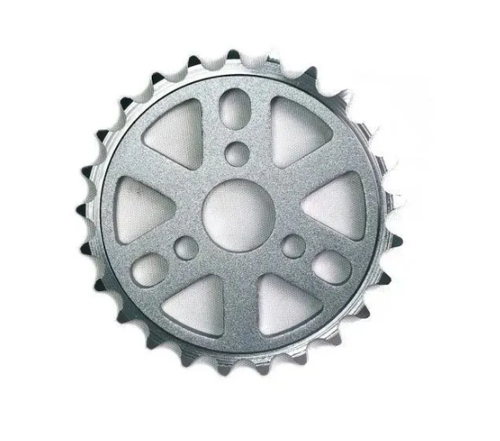 Звезда передняя для БМХ с гардом 25T алюм, "Звезда" серебрянная KL-C311