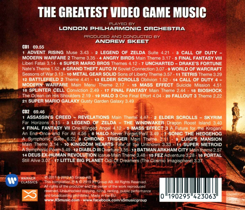 London Philharmonic Orchestra, Andrew Skeet / The Greatest Video Game Music 1 & 2 (2CD)