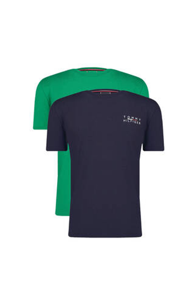Футболка 2шт. TEE Tommy Hilfiger - зеленый(UK0UK00057)