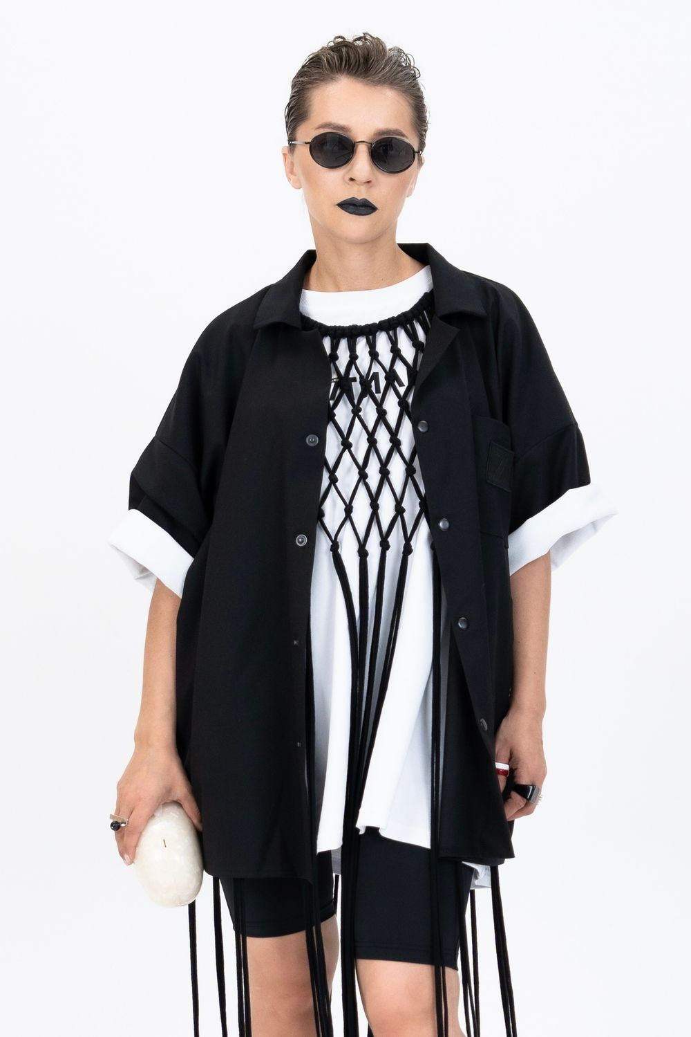 Рубашка костюмная оверсайз(унисекс)