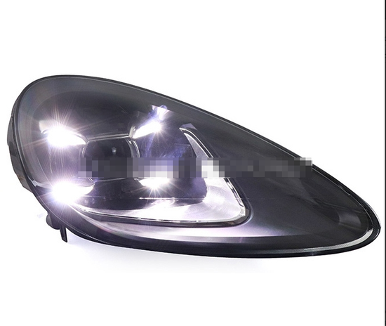 Передние фары Порше Кайен 958 2010-2014 V1 type [Комплект Л+П; ходовые огни; FULL LED]