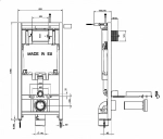 Унитаз подвесной Jacob Delafon ELITE E21742RU-00 безободковый, с крышкой микролифт, с инсталляцией и кнопкой хром