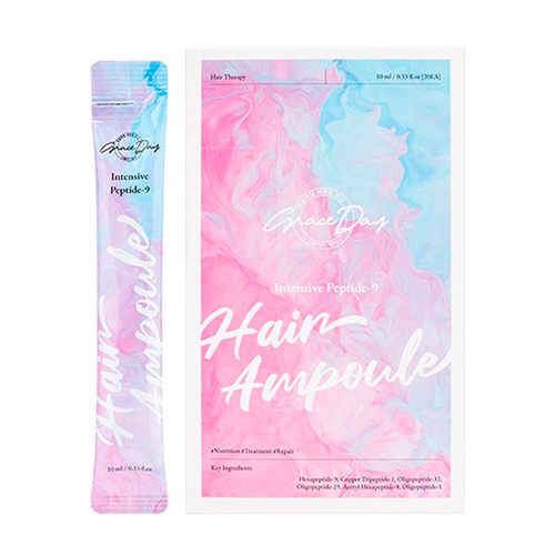 Филлер для восстановления волос с Пептидами Grace Day Intensive Peptide-9 Hair Ampoule 20x10мл