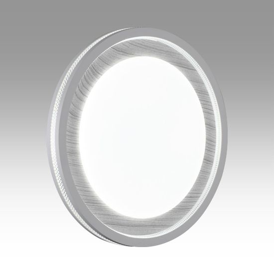 7681/ELN COLOR SN 164 Светильник пластик/сер под дер LED 76Вт 3000/4000/6000K D480 IP43 CCT MAVI WOOD