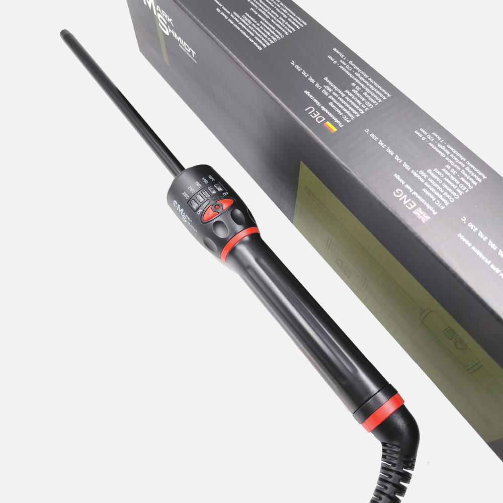 Плойка для афрокудрей 9 мм MARK SHMIDT MS 705 керамическая удлиненная 150-230ºC