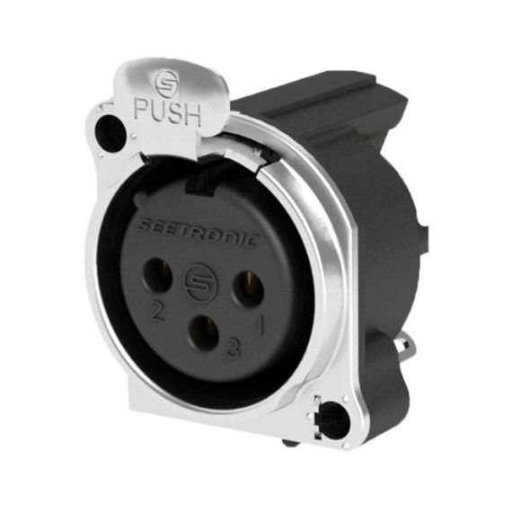 Seetronic SCADF3-H Панельный разъем XLR, 3-х контактный