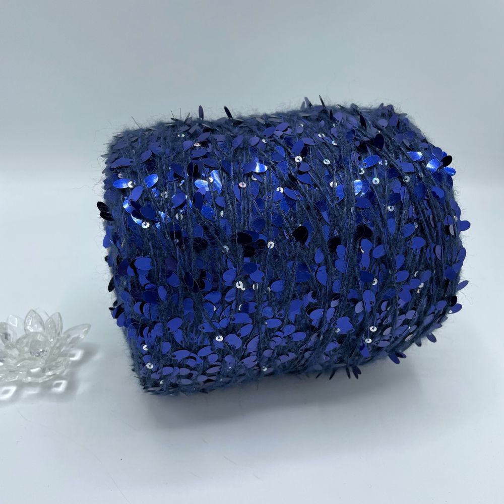 Пайетки FILATI ITALIANA 51% каплевидные пайетки 15% альпака 8% хлопок 26% полиаимд