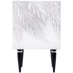 Тумба прикроватная Тропик Классика Айс Найт Сильвер левая