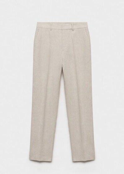 Костюмные брюки изо льна