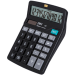 Калькулятор настольный DELI "E837" 12 разрядный, 150х120х52 мм, черный