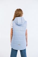 Жилет для девочки "Хэппи" голубой