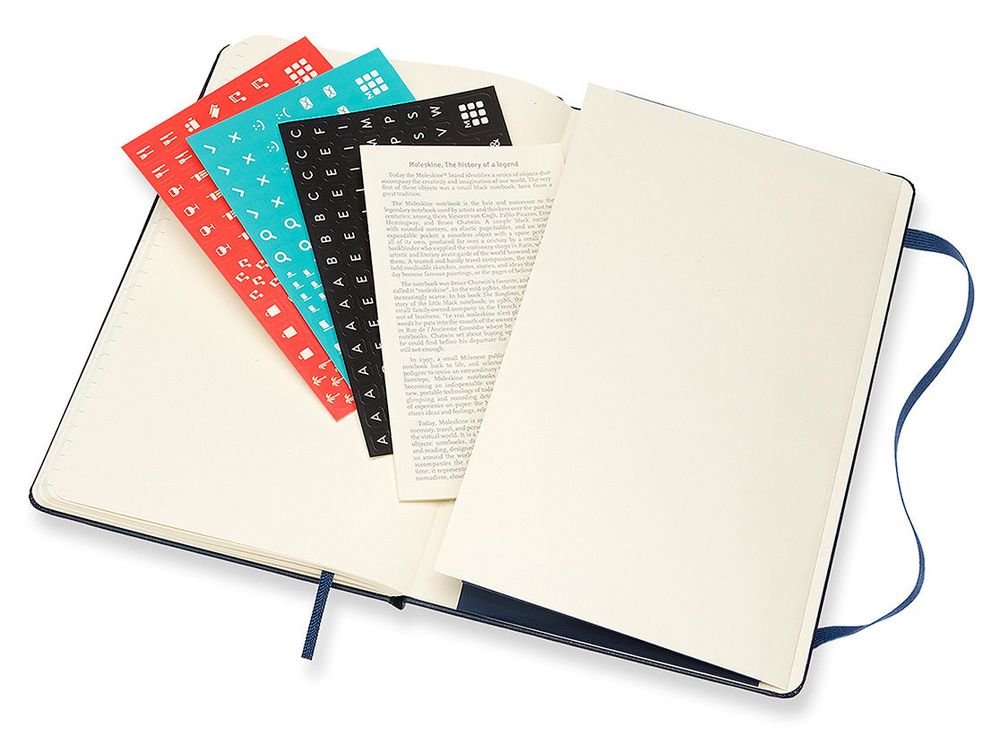 Еженедельник Moleskine WKNT 130х210 мм 18 мес 208 страниц (DHB2018WN3)