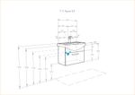 Тумба под раковину AQUATON Ария 65