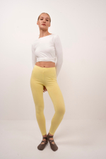 Базовые леггинсы из хлопкового трикотажа | Последние размеры