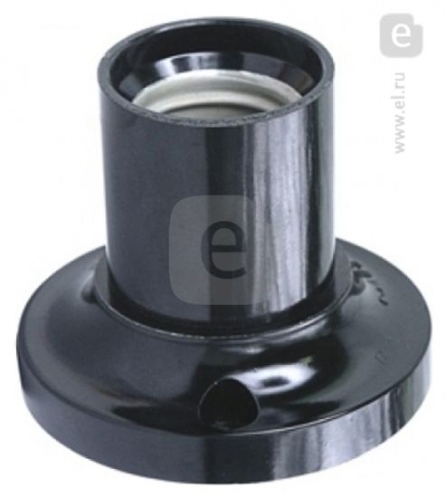 Патрон E27 карболитовый потолочный