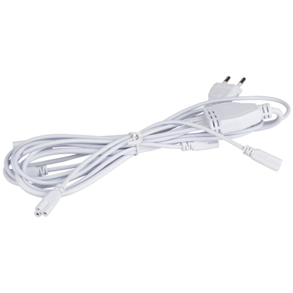 Разветвитель сетевой для линейных светильников ЭРА 5х IEC C5 3pin 2m для подключения 5 светильников