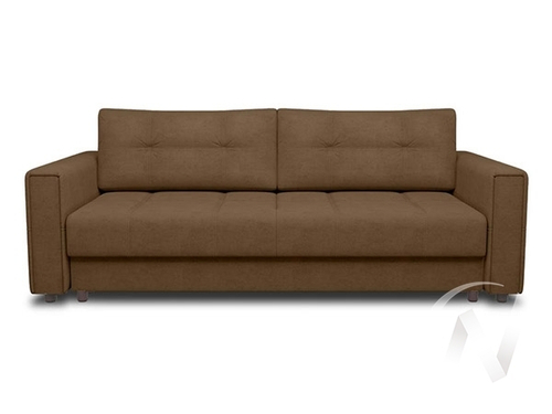 Диван прямой Манхеттен 2 (БД) LUMA 11 (коричневый)