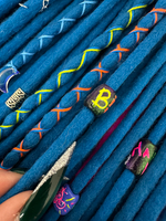 «Джинкс из Аркейн» войлочные дреды с удлинением из термоволокна 115см